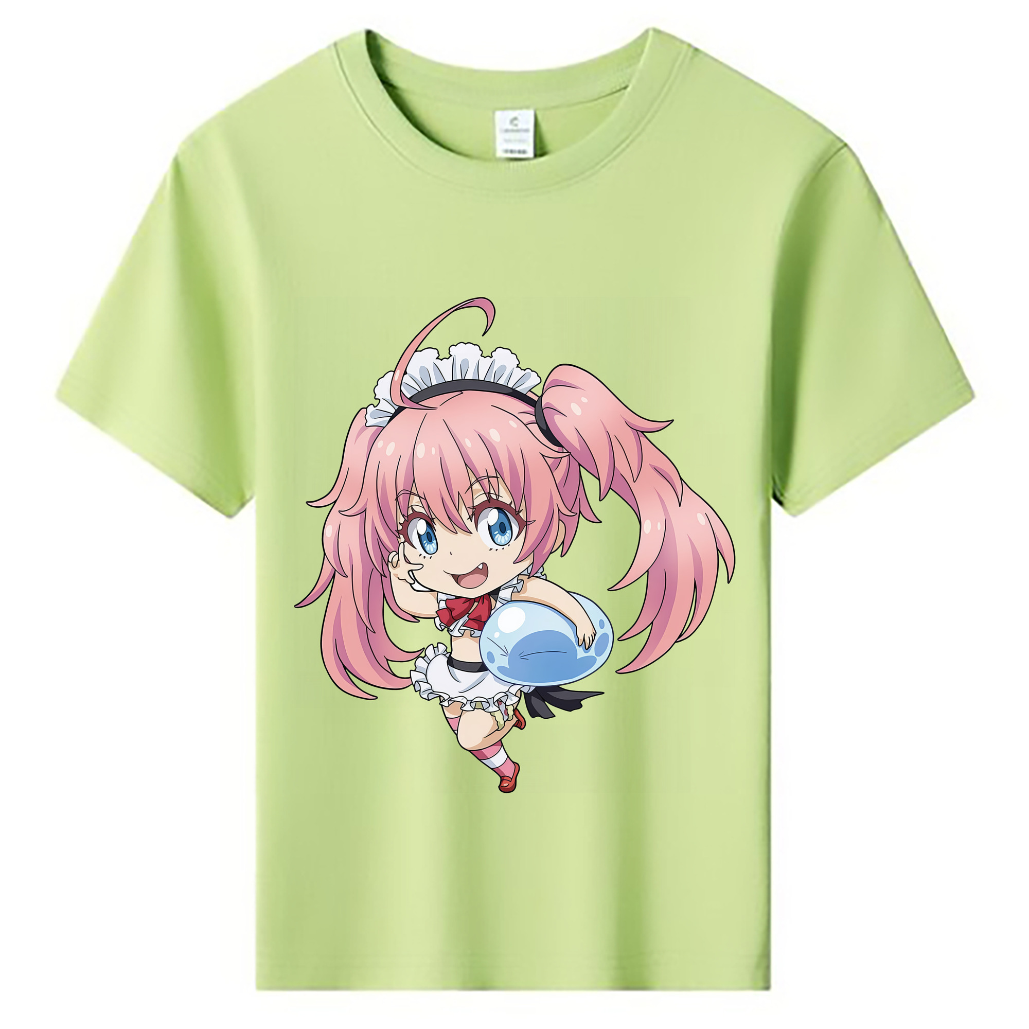 （画像用） 転スラ Regarding Reincarnated to Slime 綿100％キッズTシャツ（フロントプリント）
